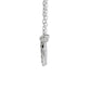 Collar Diamantes - Oro Blanco 18kt