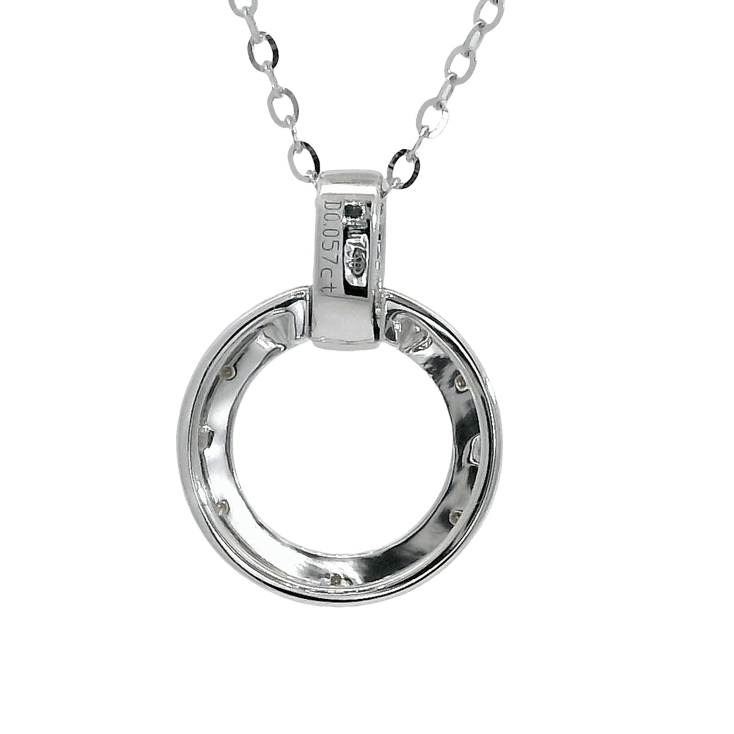 Colgante Diamantes - Oro Blanco 18kt