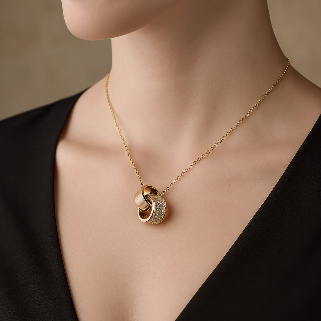 Colgante Diamantes - Oro Amarillo 18kt