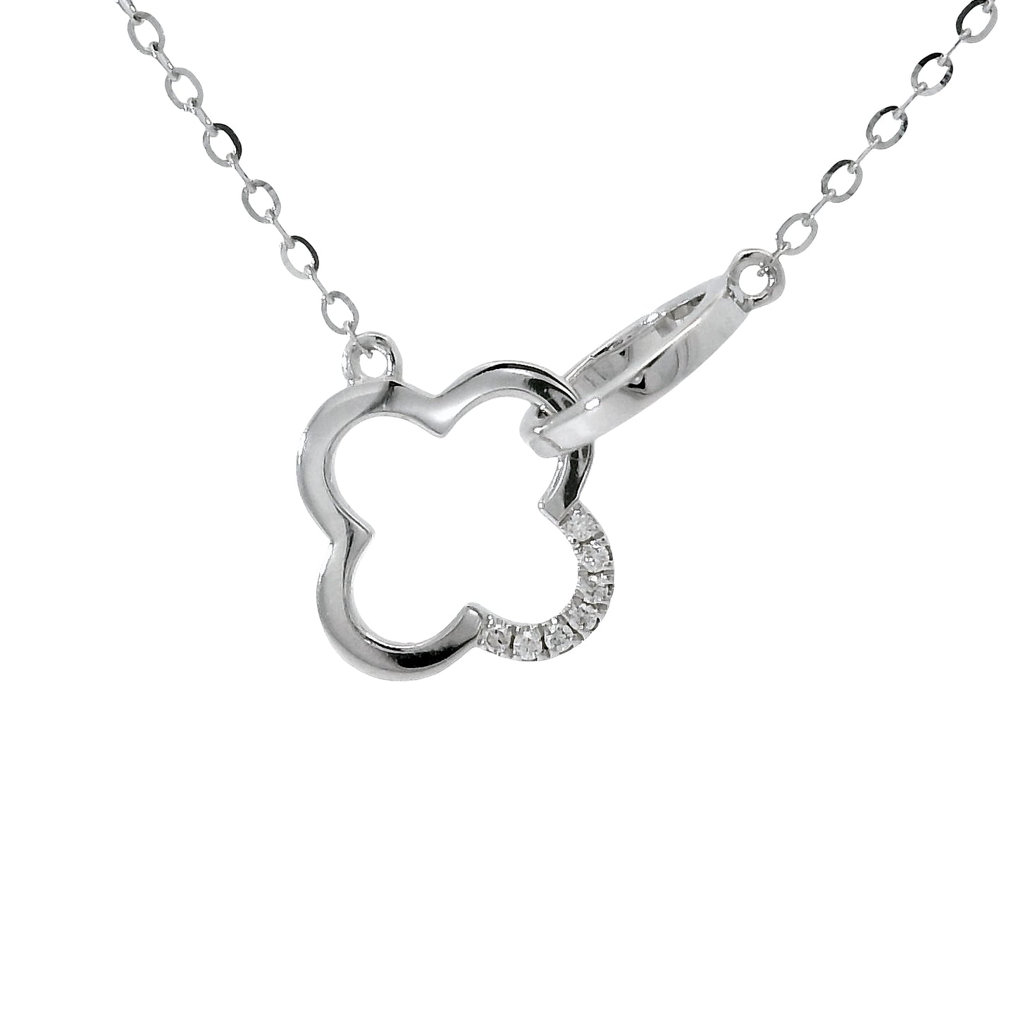 Colgante Diamantes - Oro Blanco 18kt