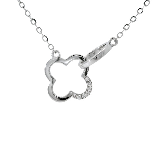 Colgante Diamantes - Oro Blanco 18kt