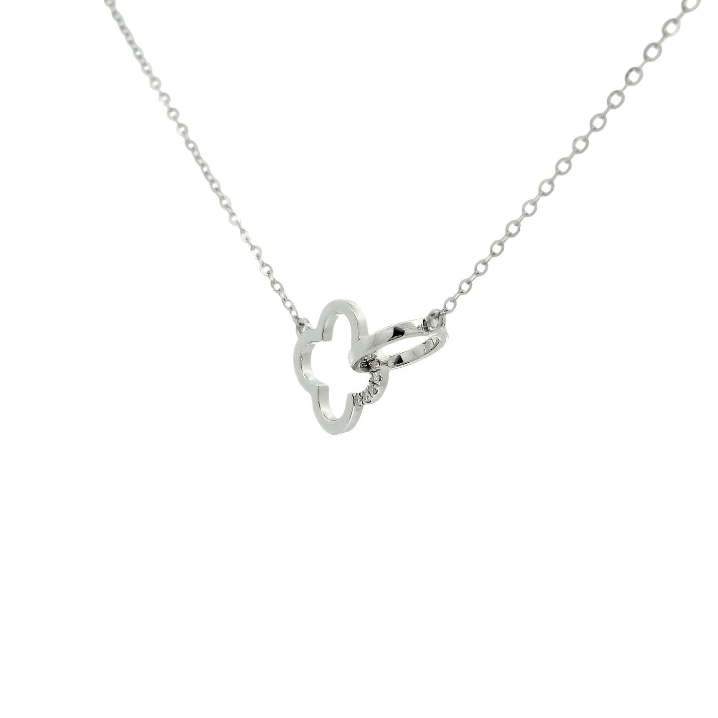 Colgante Diamantes - Oro Blanco 18kt