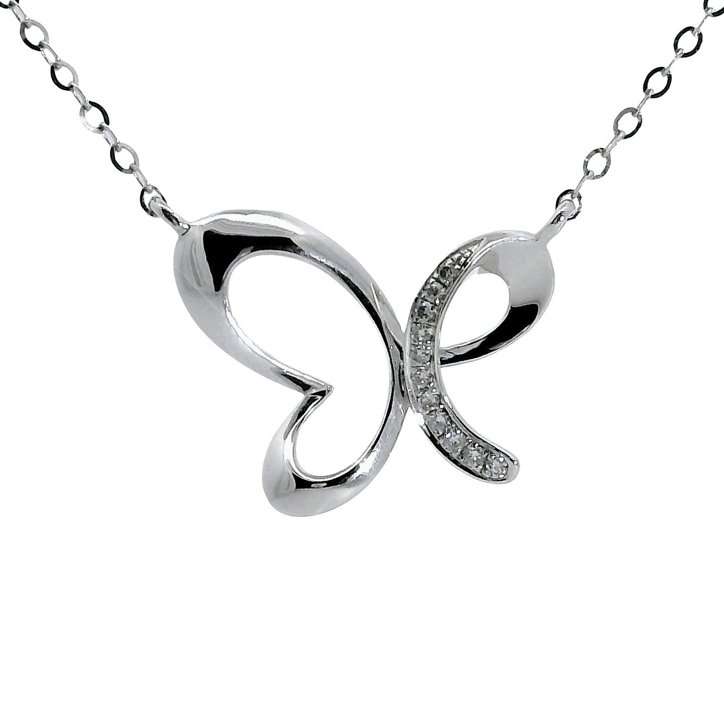 Colgante Diamantes - Oro Blanco 18kt