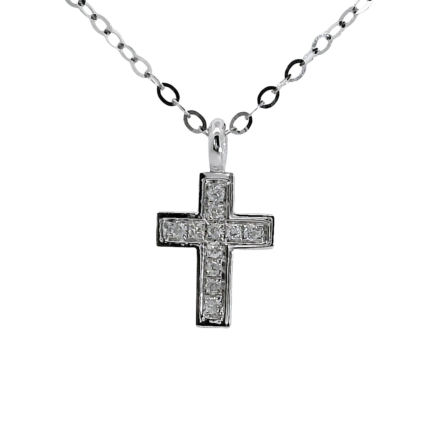 Colgante Diamantes - Oro Blanco 18kt