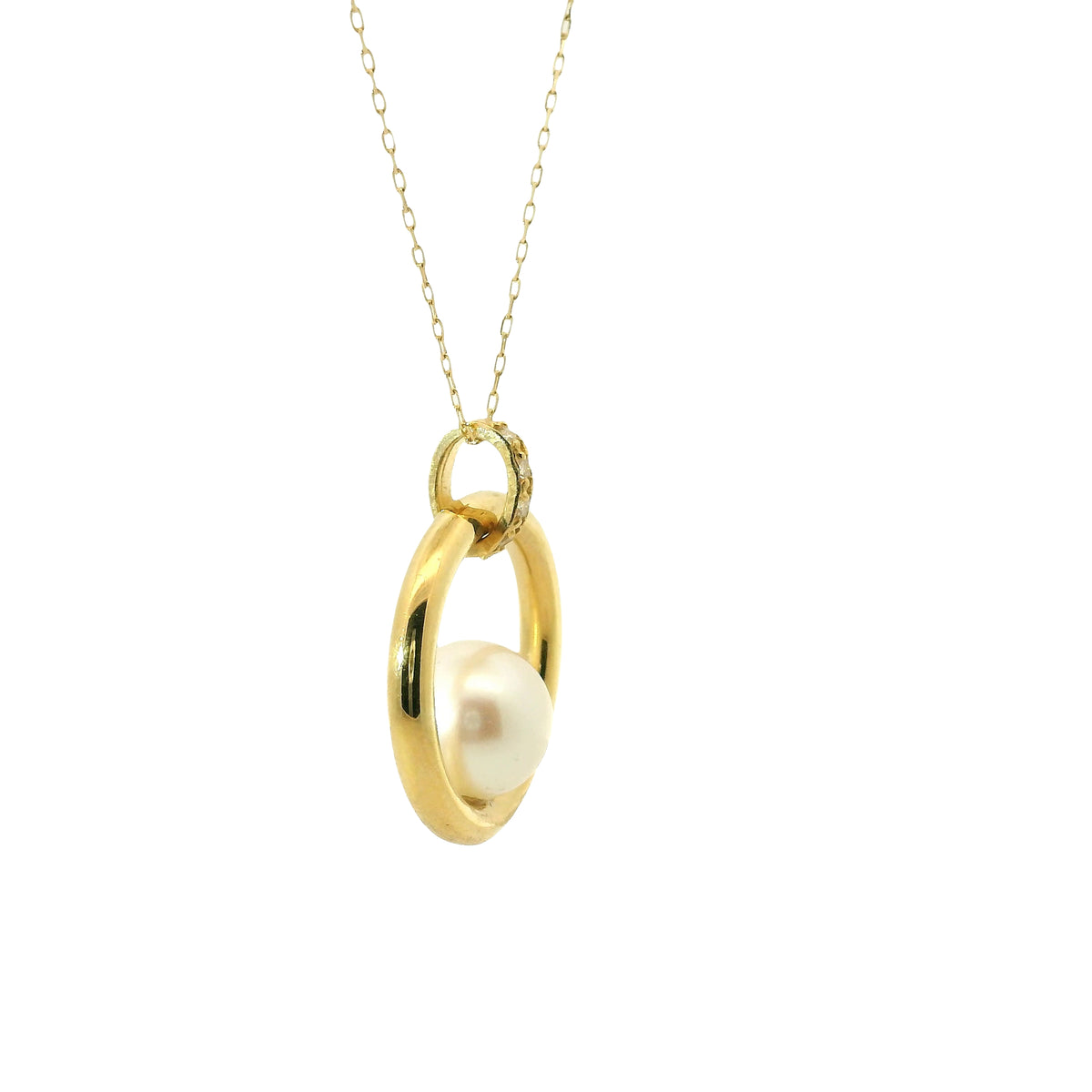 Colgante Perla Cultivada - Oro Amarillo 18kt