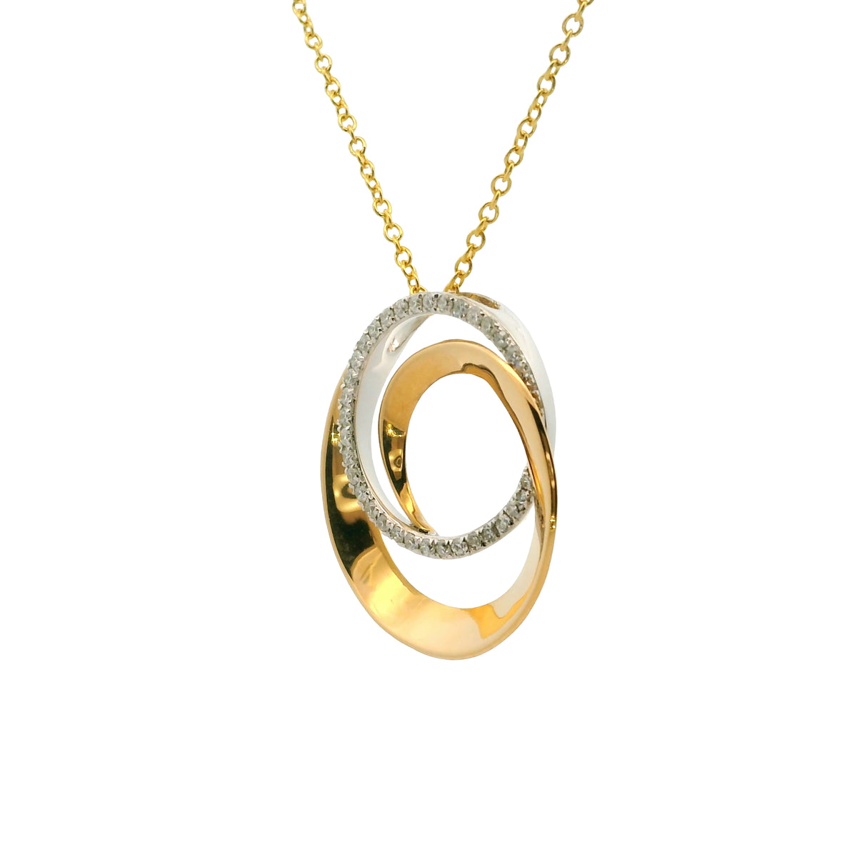 Colgante Diamantes - Oro Amarillo 14kt