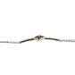 Pulsera Zafiros y Diamantes - Oro Blanco 14kt
