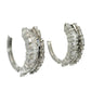 Aros Diamantes - Oro Blanco 14kt