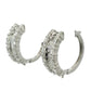 Aros Diamantes - Oro Blanco 14kt