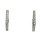 Aros Argolla Diamantes - Oro Blanco 14kt