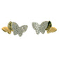 Aros Diamantes Mariposas - Oro Amarillo 14kt