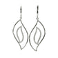 Aros con Diamantes - Oro Blanco 14kt