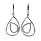 Aros con Diamantes - Oro Blanco 14kt