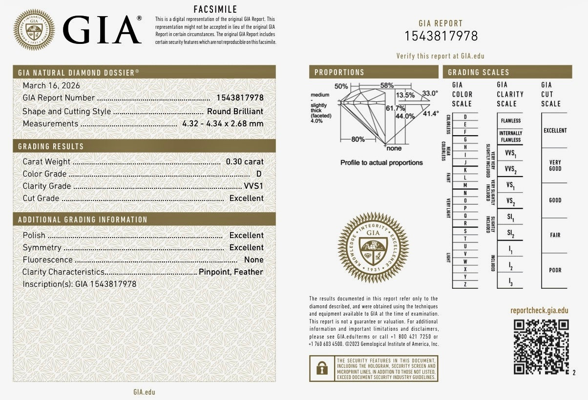 Anillo Compromiso Diamantes GIA - Platino