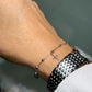 Pulsera Denario - Oro Blanco 18kt