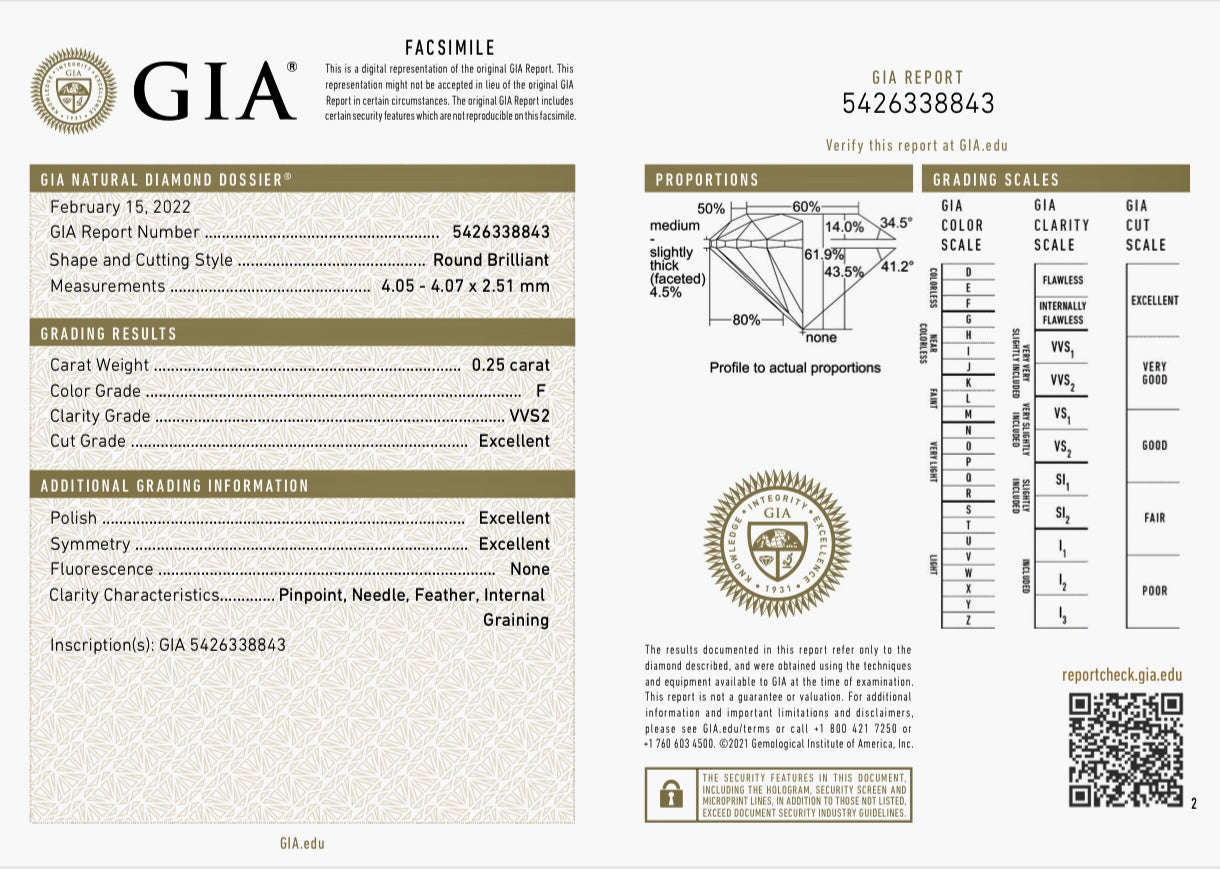 Anillo Compromiso Diamantes GIA - Oro Blanco 18kt