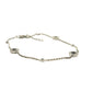 Pulsera Zafiros y Diamantes - Oro Blanco 18kt