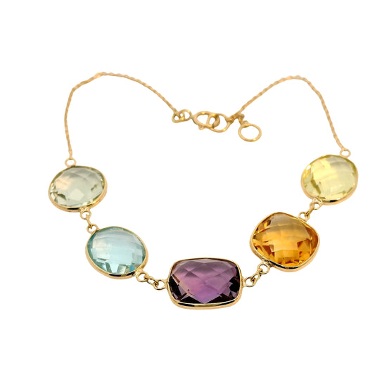 Pulsera Turmalinas - Oro Amarillo 18kt