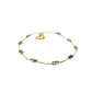 Pulsera Zafiros Color - Oro Amarillo 18kt