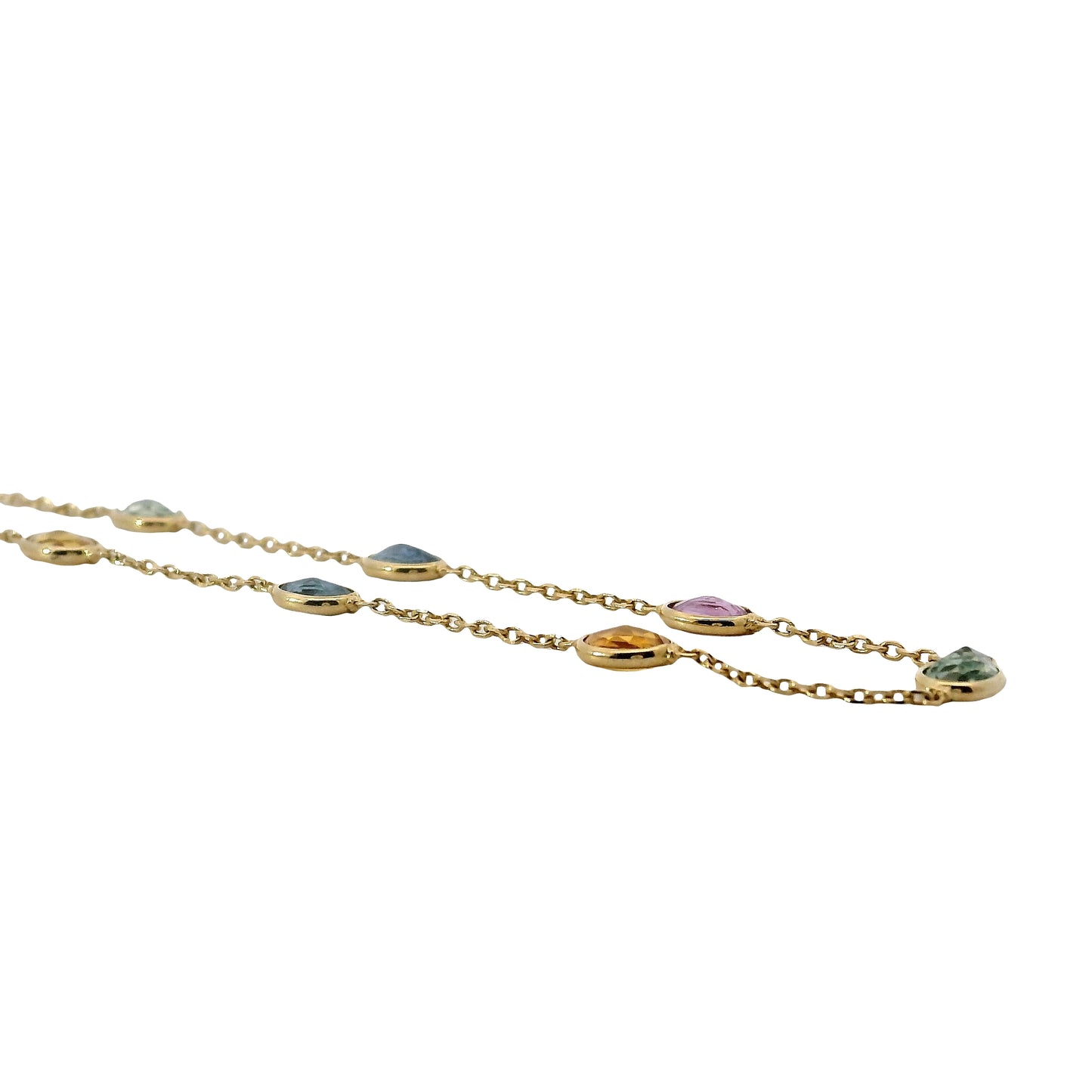 Pulsera Topacios y Turmalinas - Oro Amarillo 18kt