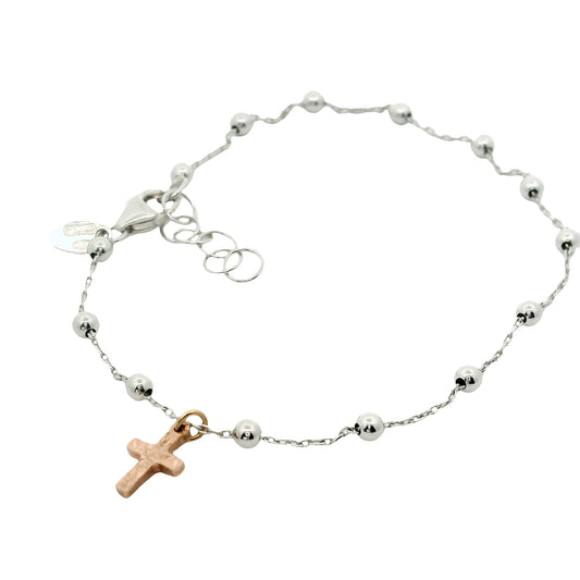 Pulsera Denario - Oro Blanco 18kt