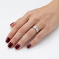 Anillo Compromiso Diamantes - Oro Blanco 18kt