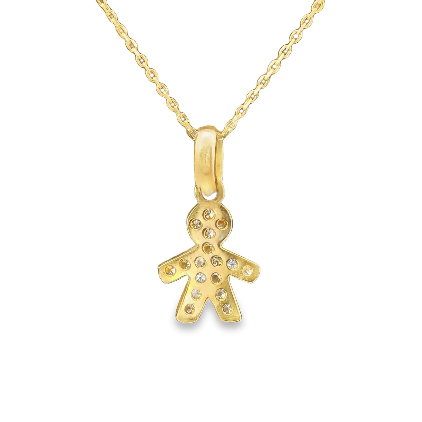 Colgante Diamantes - Oro Amarillo 18kt
