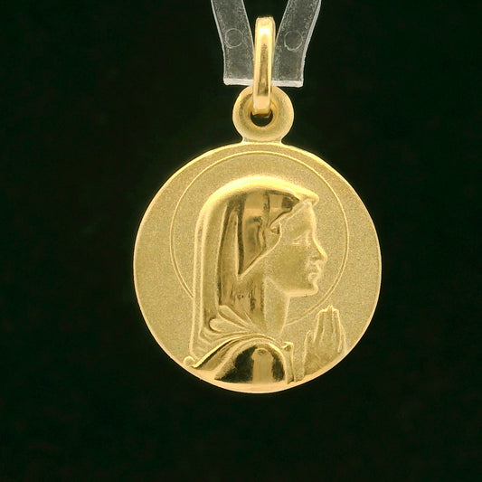 Medalla Virgen Niña - Oro Amarillo 18kt