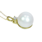 Colgante Perla Akoya y Diamante - Oro Amarillo 18kt