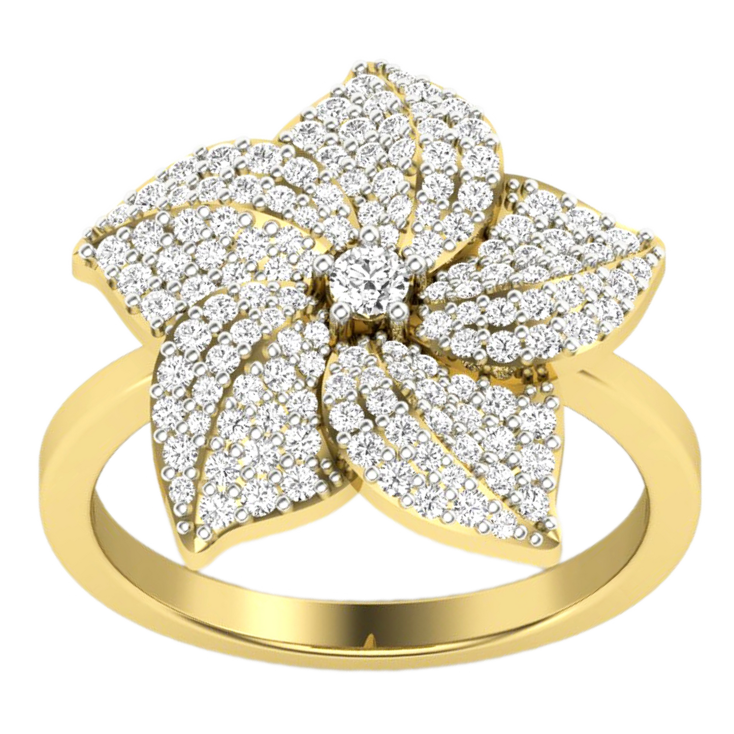 Anillo Diamantes - Oro Amarillo 18kt