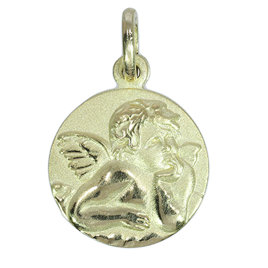 Medalla Ángel de la Guarda - Oro Amarillo 18kt