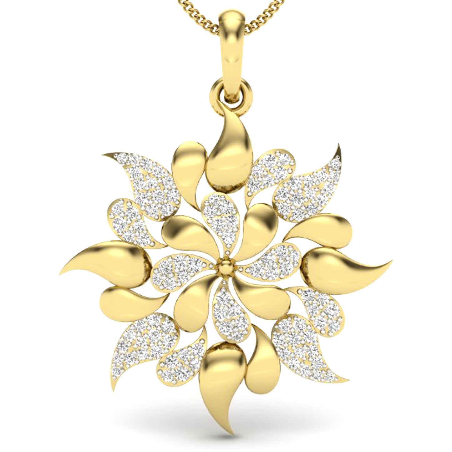 Colgante Diamantes - Oro Amarillo 18kt