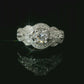 Anillo Diamantes GIA - Oro Blanco 18kt