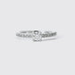 Anillo Compromiso Diamantes GIA - Oro Blanco 18kt