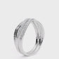 Anillo Compromiso Diamantes - Oro Blanco 18kt