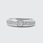 Anillo Compromiso Diamantes - Oro Blanco 18kt