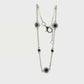 Pulsera Zafiros y Diamantes - Oro Blanco 18kt