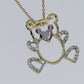 Colgante Diamantes - Oro Amarillo 18kt