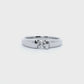 Anillo Compromiso Diamante - Oro Blanco 18kt