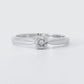 Anillo Compromiso Diamante - Oro Blanco 18kt