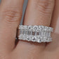 Anillo Compromiso Diamantes - Oro Blanco 18kt