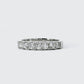 Anillo Medio Cintillo Diamantes - Platino