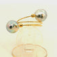 Anillo Perlas Grises Akoya - Oro Amarillo 18kt