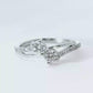 Anillo Compromiso Diamantes - Oro Blanco 18kt