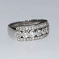 Anillo Compromiso Diamantes - Oro Blanco 18kt