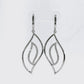 Aros con Diamantes - Oro Blanco 14kt