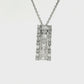 Colgante Diamantes - Oro Blanco 14kt