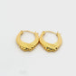 Aros Argolla Diseño - Oro Amarillo 18kt
