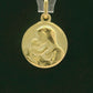 Medalla Virgen con Niño - Oro Amarillo 18kt