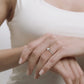 Anillo Compromiso Diamantes GIA - Oro Blanco 18kt